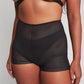 Moire shorts black