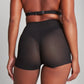 Moire shorts black