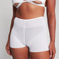 Moire shorts white