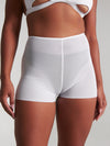 Moire shorts white