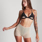 Moire shorts nude