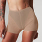 Moire shorts caramel