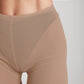Moire shorts caramel