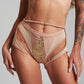 Sparkling bottoms gold