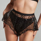 Sparkling shorts black