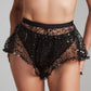 Sparkling shorts black