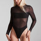 Bodysuit Temptation black matte