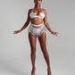 Sparkling shorts white