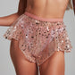 Sparkling shorts powder pink