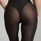 Divine pants moir black