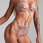 Bodysuit sparkling powder pink