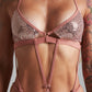 Bodysuit sparkling powder pink