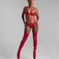 Bodysuit sparkling red