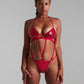 Bodysuit sparkling red