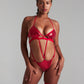 Bodysuit sparkling red