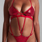 Bodysuit sparkling red