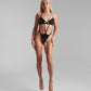 Bodysuit sparkling black