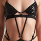 Bodysuit sparkling black