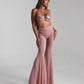Divine pants moir powder pink