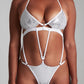 Bodysuit sparkling white