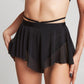 Fluffy shorts black