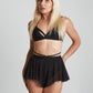 Fluffy shorts black