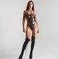 Obsession bodysuit choco leopard