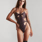 Obsession bodysuit choco leopard