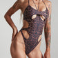 Obsession bodysuit choco leopard