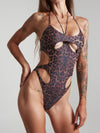 Obsession bodysuit choco leopard