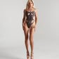 Obsession bodysuit leopard