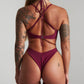 Obsession bodysuit wine