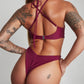 Obsession bodysuit wine