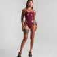 Obsession bodysuit wine