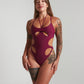 Obsession bodysuit wine