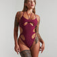 Obsession bodysuit wine