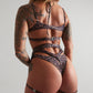 Wild top choco leopard