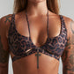 Sassy top choco leopard